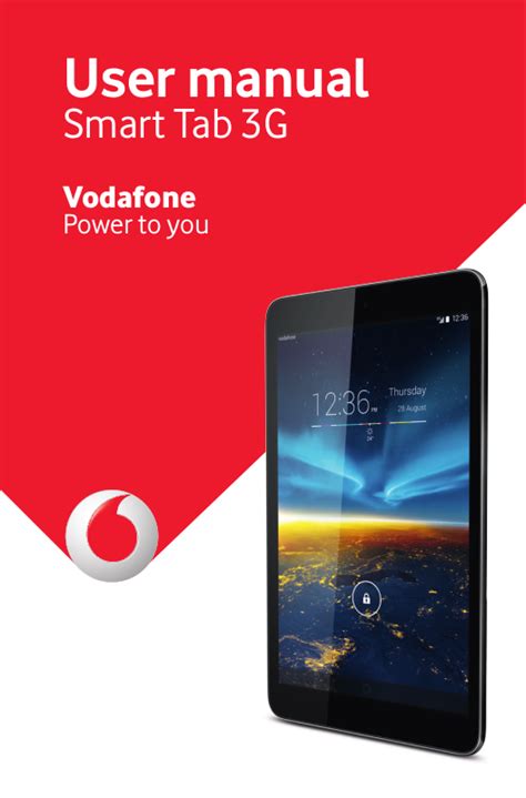 Vodafone Smart Tab 3G Operating Guide 